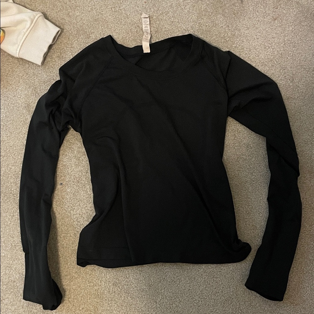 lululemon athletica Black Long Sleeve Women's Top